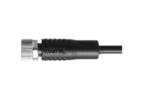 M8 ženski ravan Unshield A-Kodiranje 8PIN PUR 3.0M M8X1.0