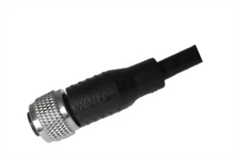 M12 ženski ravan Unshield A-Kodiranje 3PIN PUR kabel 3.0M M12X1.0
