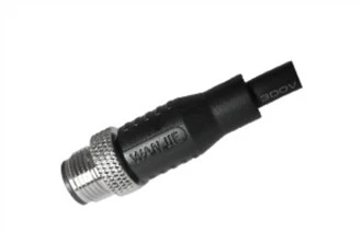 M12 muški ravan Unshield A-Kodiranje 5PIN PUR kabel 1.0M M12X1.0