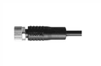 M8 ženski ravan Unshield A-Kodiranje 4PIN PUR 1.0M M8X1.0