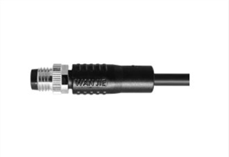 M8 Muški Ravni UnShield A-Kodiranje 6PIN PVC 2.0M M8X1.0